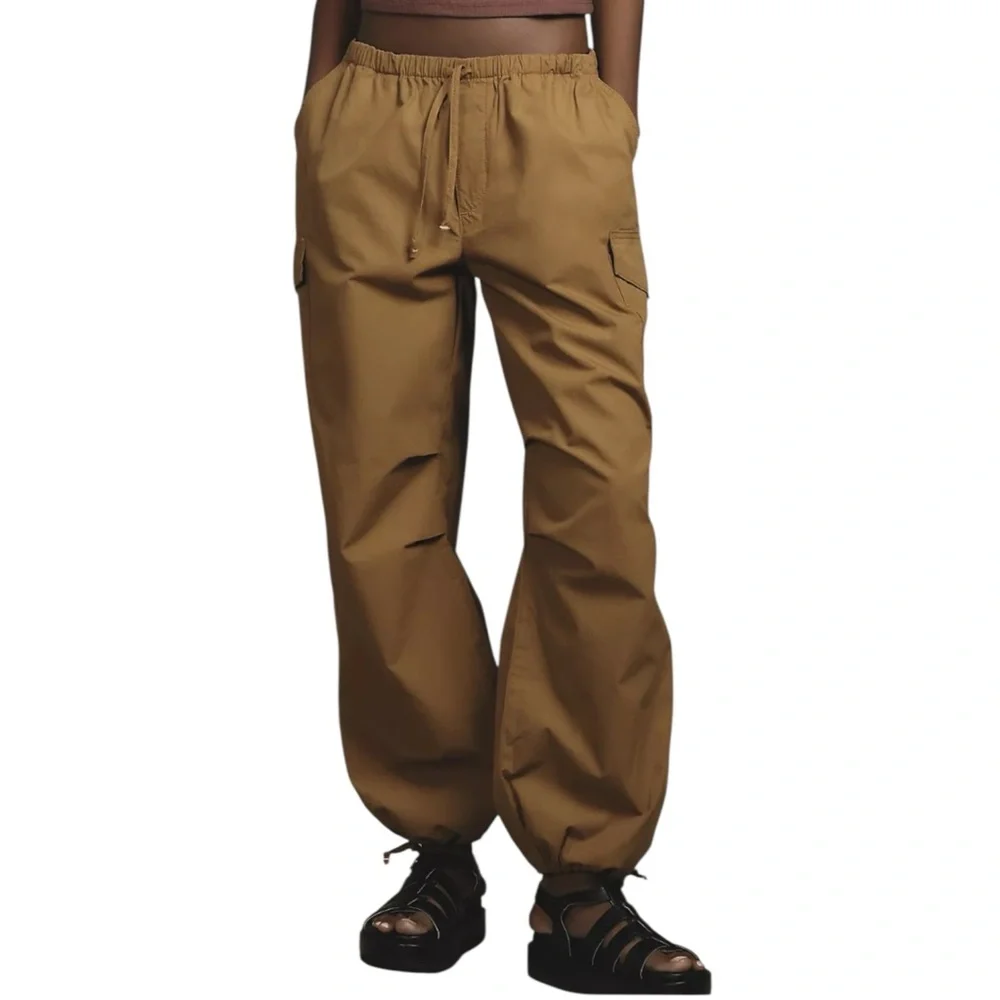 Anthropologie Pilcro Pull On Parachute Pants with Cargo Pockets Womens Size XS - Picture 3 of 8